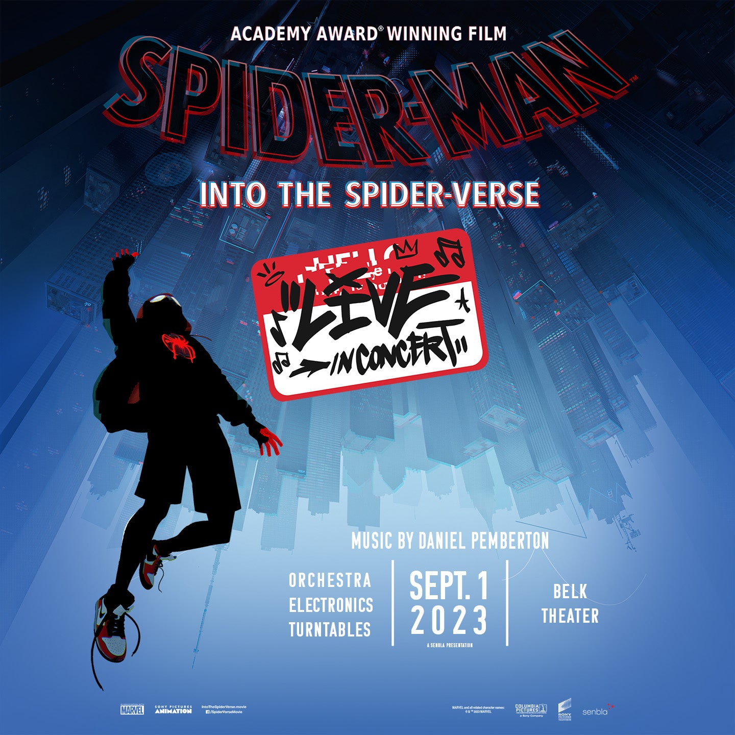 SpiderMan Into The SpiderVerse Blumenthal Performing Arts