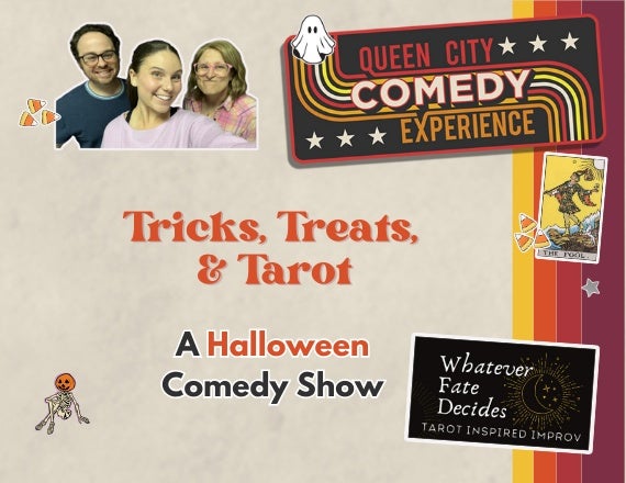 More Info for Tricks, Treats, and Tarot - A Halloween Comedy Show