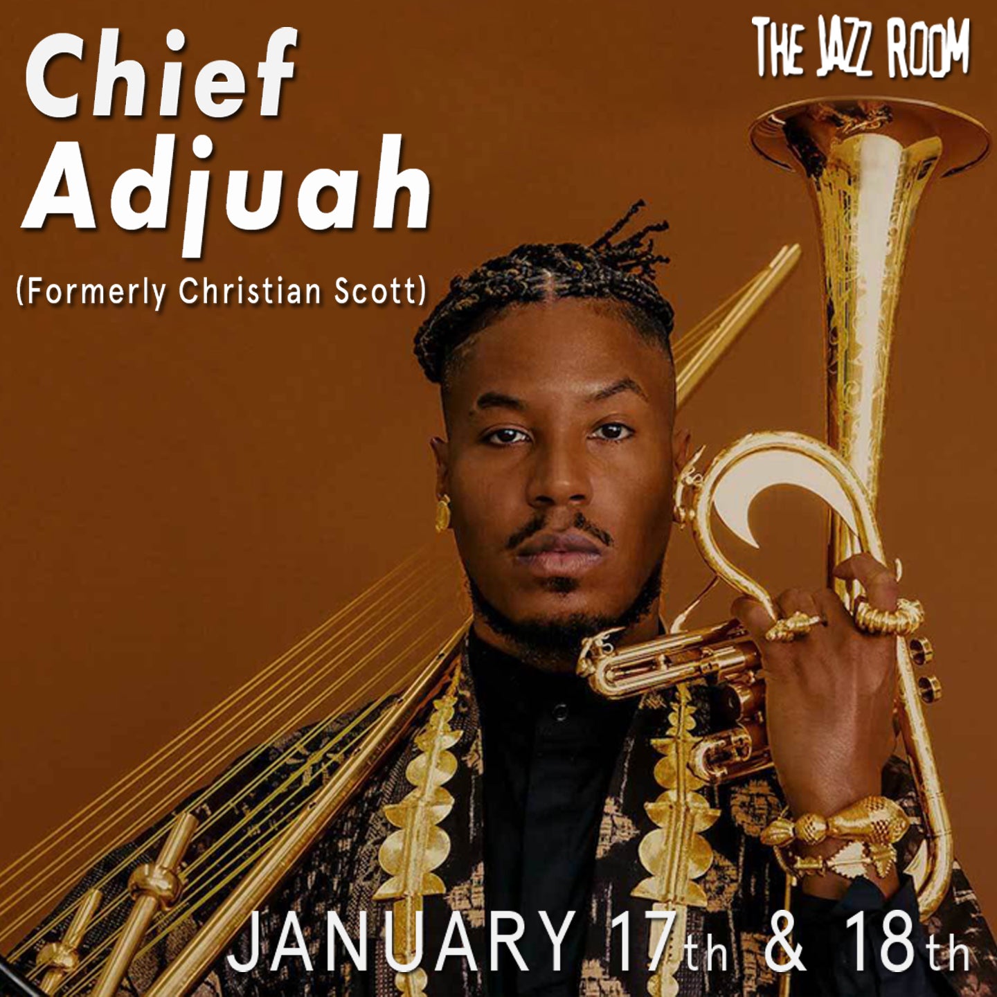 JAZZARTS CHARLOTTE PRESENTS:  CHIEF ADJUAH (FORMERLY CHRISTIAN SCOTT)