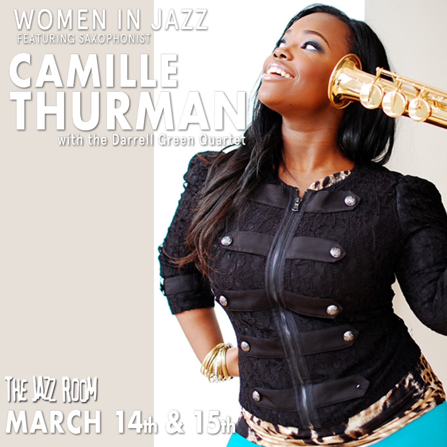 The Jazz Room Presents: Women in Jazz: Camille Thurman with the Darrell Green Quartet