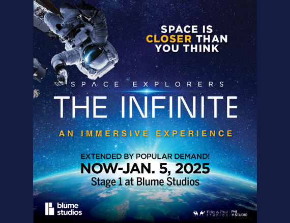 More Info for Blumenthal Arts Announces Extension of Must-See Immersive Experience SPACE EXPLORERS: THE INFINITE