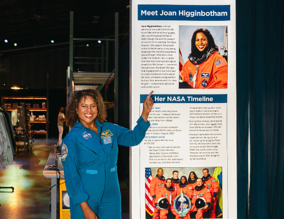 More Info for Charlotte’s Own Astronaut, Joan Higginbotham, Shares What It’s Like to Travel to Outer Space!