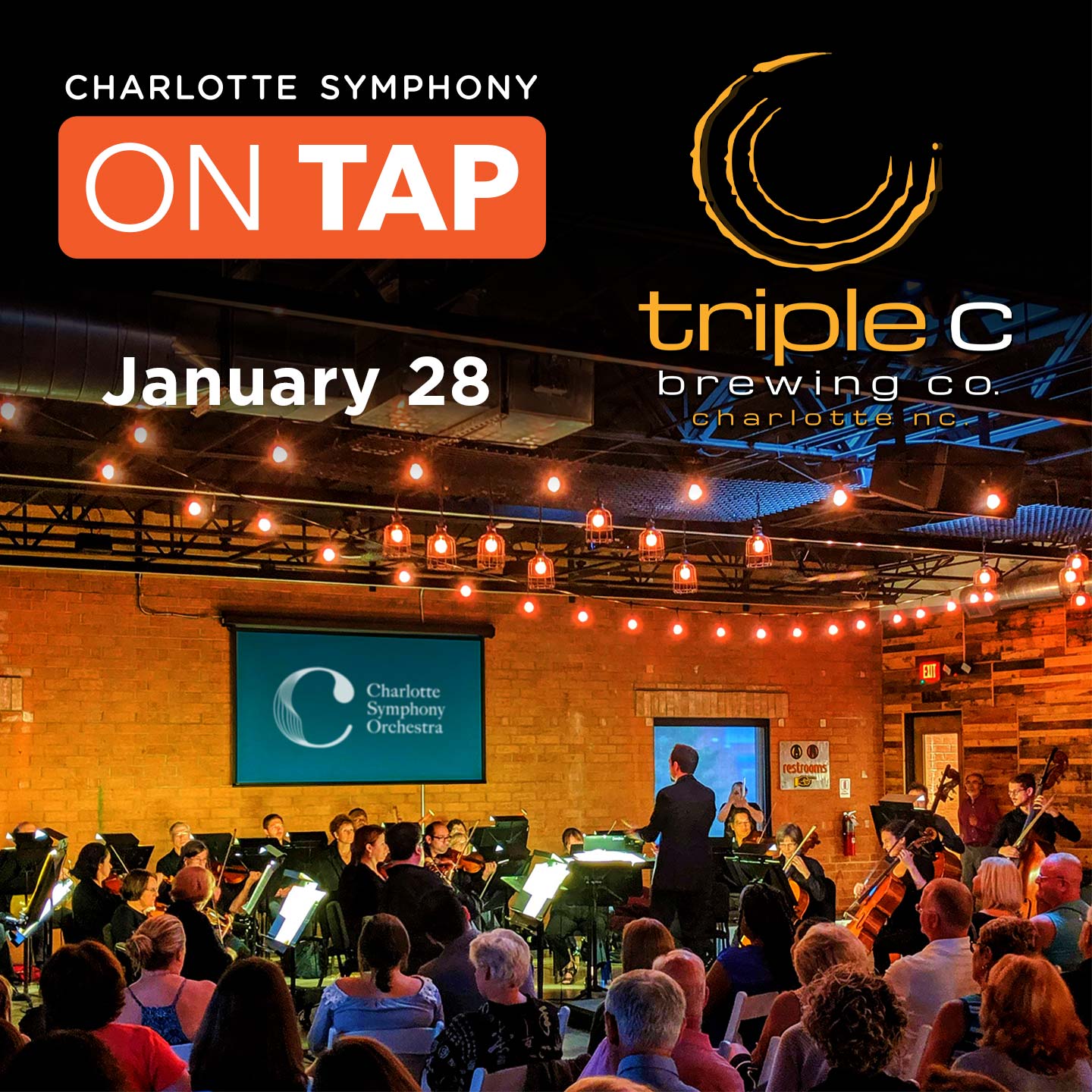 CHARLOTTE SYMPHONY - ON TAP @ TRIPLE C BREWING