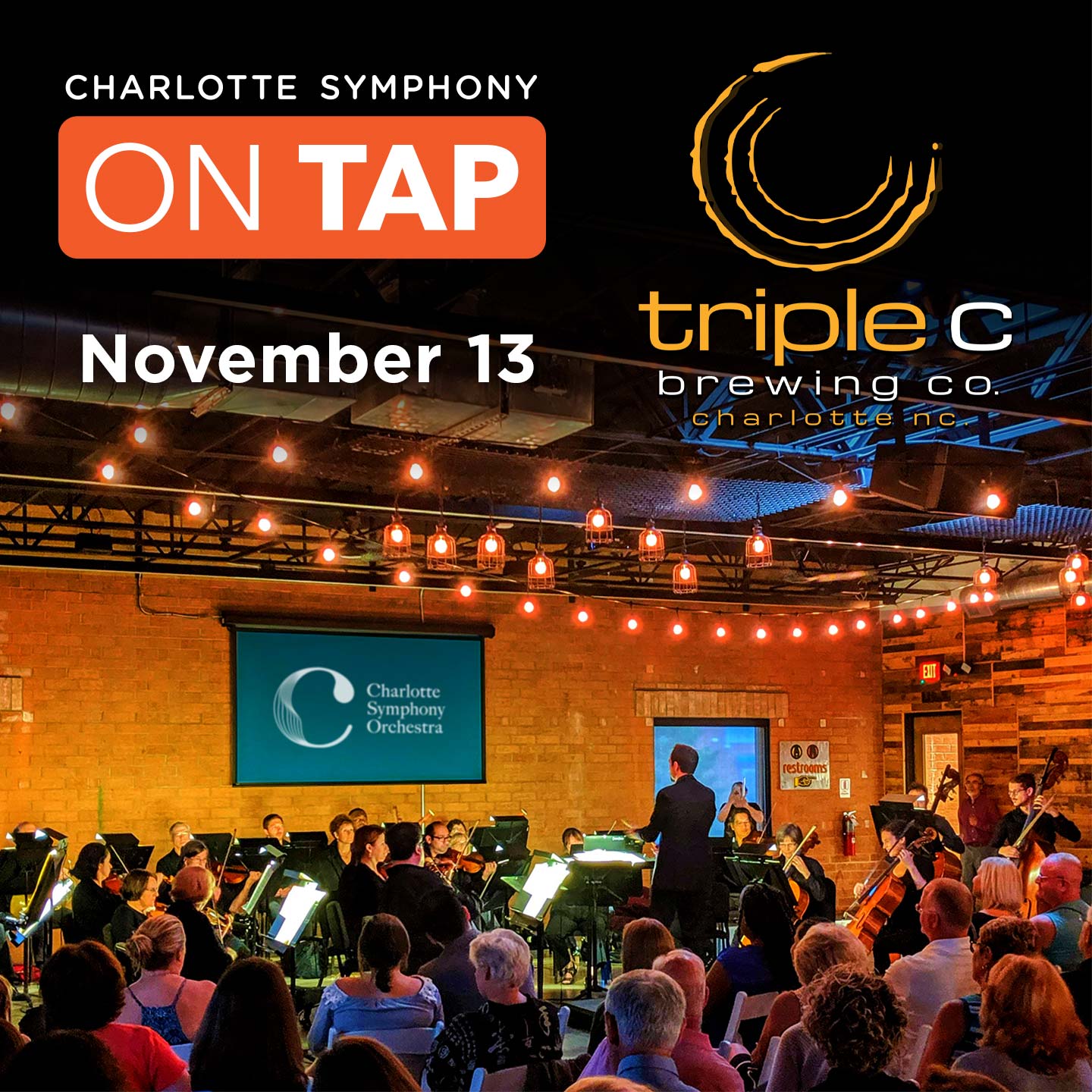 CHARLOTTE SYMPHONY - ON TAP @ TRIPLE C BREWING