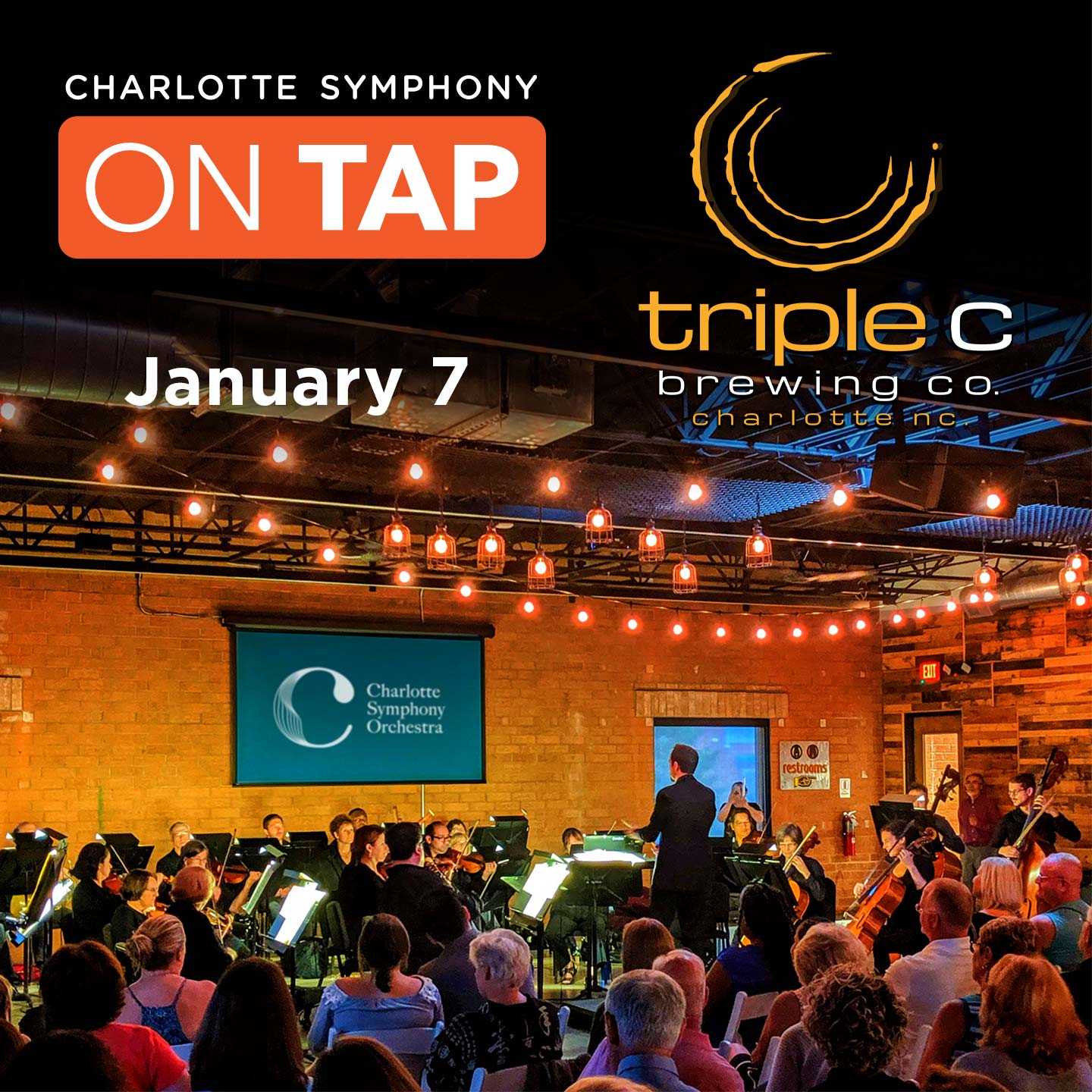 CHARLOTTE SYMPHONY - ON TAP @ TRIPLE C BREWING