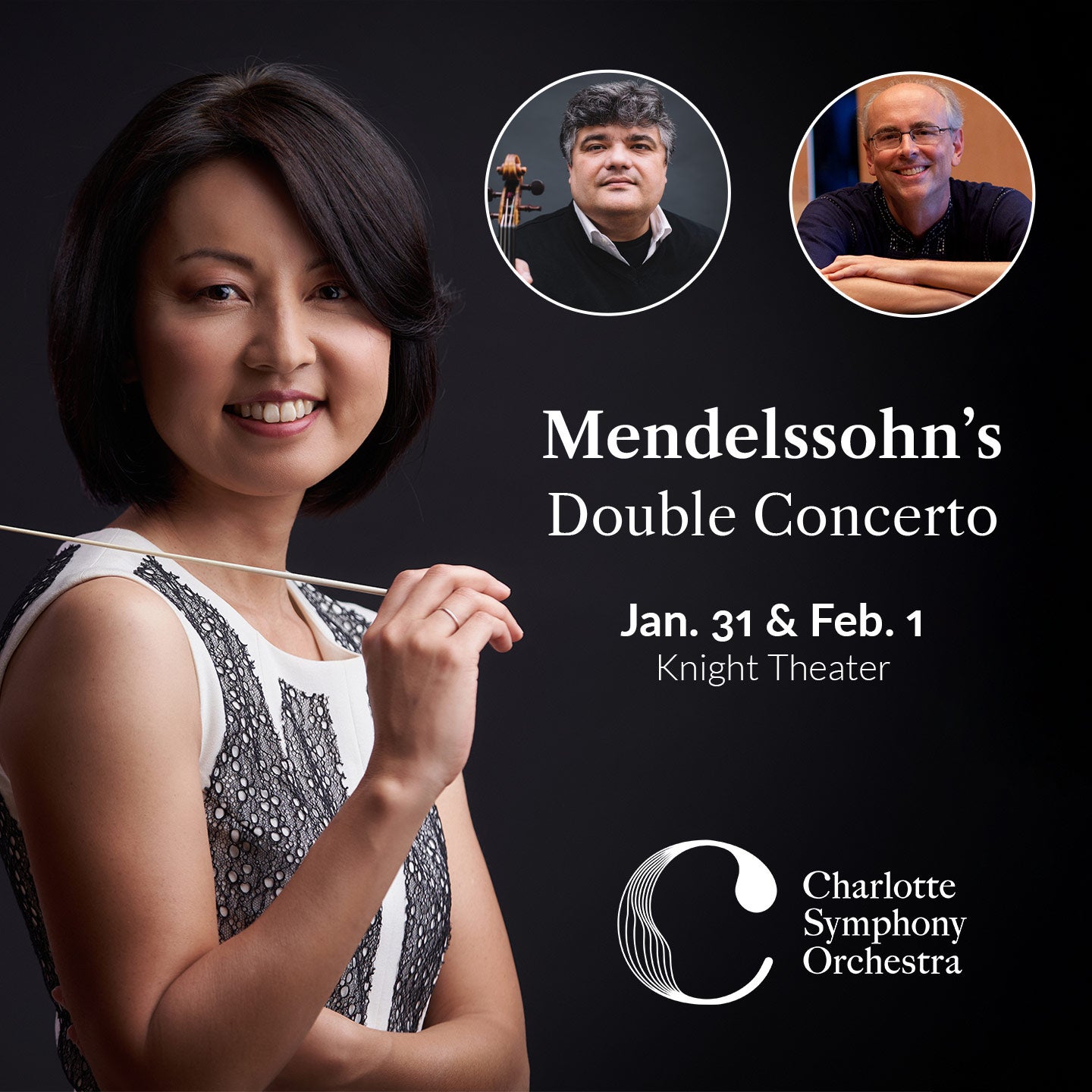 Charlotte Symphony: Mendelssohn's Double Concerto