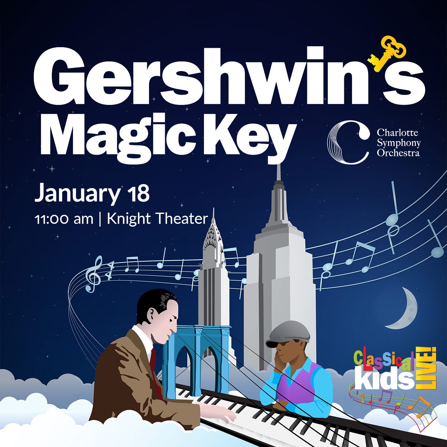 Charlotte Symphony: Gershwin’s Magic Key