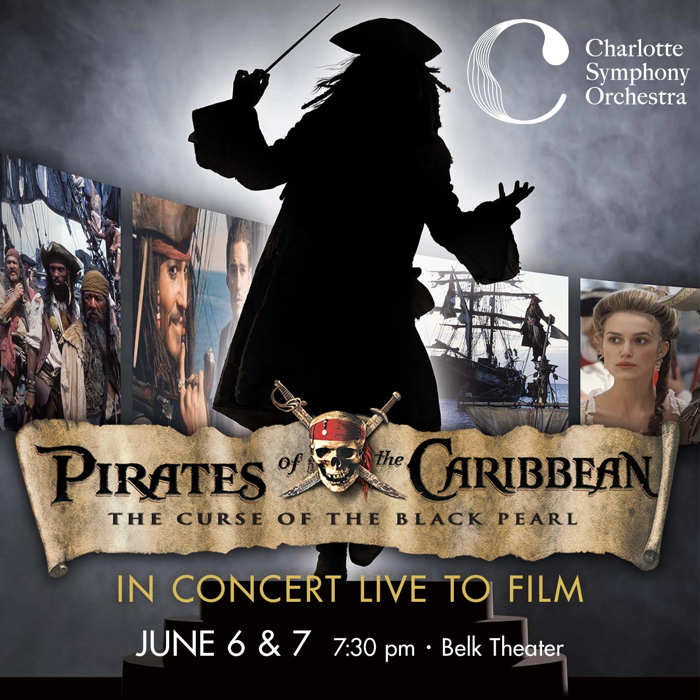 Charlotte Symphony: Pirates of the Caribbean in Concert