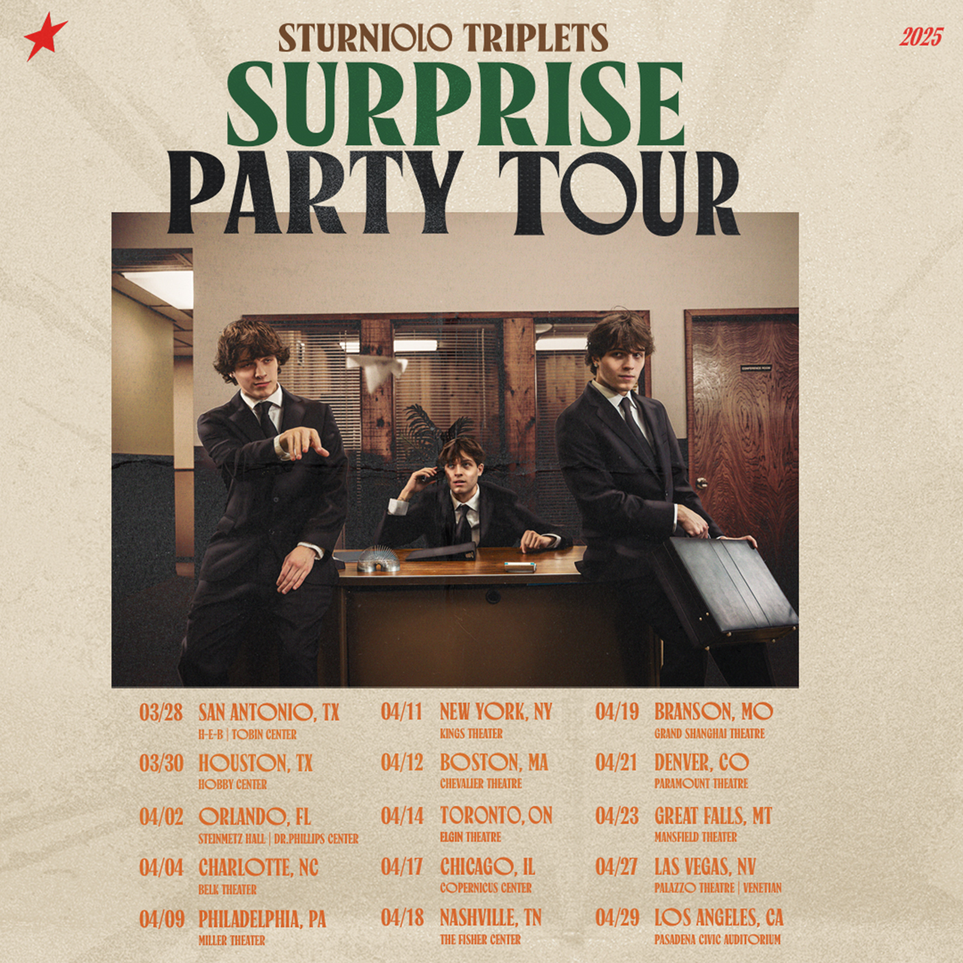 The Sturniolo Triplets: Surprise Party Tour